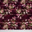 Soimoi Plum Floral Printed 44 Inches Wide Georgette Sewing Material 65 GSM Carousel 1