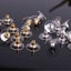 Butterfly clips uncomfortable? Try Comfort earring backs - THREE pairs Gold Carousel 5
