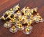 Butterfly clips uncomfortable? Try Comfort earring backs - THREE pairs Gold Carousel 3