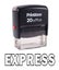 Printtoo Rubber Stamp Office Stationary Self Inking EXPRESS Custom Stamp-Red Carousel 1