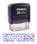 Printtoo Rubber Stamp Office Stationary Self Inking EXPRESS Custom Stamp-Red Carousel 1