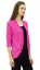 Bimba Women's Solid Shrug spandex 3/4 Sleeve Casual Fushia Pink Shrug Cardigan Carousel 4