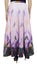 Bimba Women's Purple Feather Printed Cotton Elastic Waist Summer Long Skirt Carousel 4