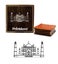 Printtoo Wooden Taj Mahal Pattern Stamp Square Rubber Stamps Scrap-booking Carousel 1