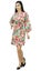 Bimba Womens Floral Cotton Short Robe Getting Ready Bride Bridesmaid Coverup Rob Carousel 8