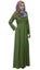 Bimba Women's Full-Sleeve Muslim Clothing Islamic Abayas Maxi Jilbabress With Carousel 5