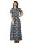 Bimba Women Long Maxi Dress Frilled Sleeve Rayon Gown Classic er Clothing Carousel 1