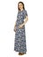 Bimba Women Long Maxi Dress Frilled Sleeve Rayon Gown Classic er Clothing Carousel 2