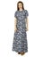 Bimba Women Long Maxi Dress Frilled Sleeve Rayon Gown Classic er Clothing Carousel 6