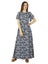 Bimba Women Long Maxi Dress Frilled Sleeve Rayon Gown Classic er Clothing Carousel 7