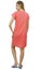 Bimba Women's Peach Long Shirt Getting Ready Buttondown Night Sleepdress-22. Carousel 4