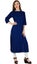 Bimba Women Solid Rayon Kurta 3/4 Sleeve Casual Formal Carousel 4