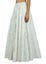 Bimba Women White Maxi Long Flaired Skirt Wth Lining Casual Cotton Summer Skirts Carousel 1