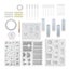 76pcs/Set DIY Handmade Resin Casting Molds Kit Silicone Mold Making Jewelry Carousel 6