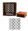 Scrap-Booking Square Buttons Clip-Art Pattern Diary Card Wooden Rubber Stamp Carousel 1