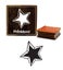 Printtoo Scrap-Booking Star Pattern Square Wooden Rubber Stamp Craft Diary Card Carousel 1