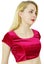 Phagun Designer Stitched Padded Saree Blouse Wedding Bridal Sari Crop Top Carousel 3