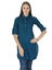 Casual Top Women Kurti Ethnic Indian Cotton Kurta Tunic Solid Designer Dress Carousel 1