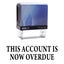 THIS ACCOUNT IS NOW OVERDUE Self Inking Rubber Stamp Custom Colop Office Carousel 3