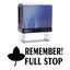 REMEMBER! FULL STOP Self Inking Custom Colop Office Stationary Carousel 4