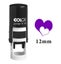 LOVE SMILY FACE Self Inking Mini Rubber Stamp Colop Round Decorative Carousel 2