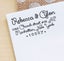 Custom Return Address Stamps Wedding Invitation Self Inking Family Rubber Stamps Carousel 3