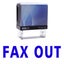 FAX OUT Self Inking Rubber Stamp Custom Colop Office Stationary P20 Mini Stamper Carousel 1