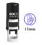 FINGER DESIGN Self Inking Mini Rubber Stamp Colop Round Decorative Teachers Carousel 1