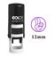 FINGER DESIGN Self Inking Mini Rubber Stamp Colop Round Decorative Teachers Carousel 2