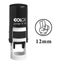 FINGER DESIGN Self Inking Mini Rubber Stamp Colop Round Decorative Teachers Carousel 3