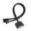 Sleeved SATA 15Pin to 2 Way 3Pin 4Pin Fan Power Adapter Extension Cable New Carousel 1
