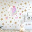 Cartoon Unicorns Flower Flag Star Heart Wall Stickers / Decals - 6 Designs Carousel 8