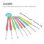 53Pcs Crochet Hooks Knitting Needles Knit Weave Craft Yarn Set Sewing Accessory Carousel 5