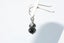 -- ON SALE! -- 14k White Gold Natural Black & White Diamond Drop Earrings Carousel 4