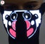 Halloween Half Face LED Luminous Flashing Face Mask Party Event Masks Light Up Carousel 3
