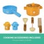 Kids Kitchen Play Set Wood Carousel 10