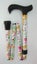 Walking Stick - Floral (80-92cm) Carousel 1