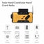 Solar Hand Crank Weather Radio Carousel 6