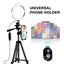 Selfie LED Ring Light with Tripod Stand Phone Holder For Live Streaming/YouTube Carousel 7