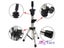 Adjustable Hairdressing Tripod Stand For Wig Mannequin Carousel 16
