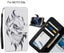 MOTO E6s case 3 card leather wallet case printed ID Carousel 1