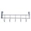 5 Hooks Stainless Steel Clothes Door Bathroom Hanger Hanging Loop Organizer Carousel 2