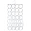 28-Hole Ring Rope Scarf Holder Hanger Wraps Storage Retail/Home Display Hook Carousel 2