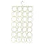 28-Hole Ring Rope Scarf Holder Hanger Wraps Storage Retail/Home Display Hook Carousel 3