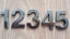 Letterbox Numbers & Letters - 50mm Black Chrome Carousel 3