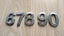 Letterbox Numbers & Letters - 50mm Black Chrome Carousel 4
