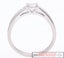 Diamond Solitaire 18CT White Gold Ring w/8 x Shoulder Diamonds Carousel 3