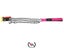 PET ONE DOG LEASH CHAIN PADDED LEAD PINK 2.5MM 120CM Carousel 1