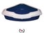 Pet One Corner Cat Litter Tray Large 42x56x14cm Carousel 1