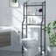 3 Tier Metal Bathroom Shelves Over Toilet Storage Rack Organiser Carousel 3